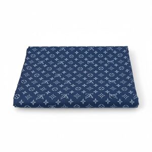 Louis Vuitton Denim Cotton Monogram Scarf